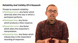 3.11 Validity and Reliability Of Research
