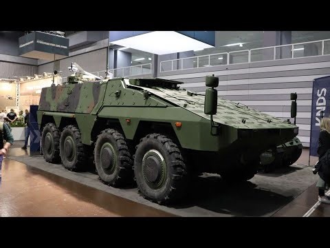 Boxer UxV CS: Armored Drone Command Vehicle for Modern Warfare