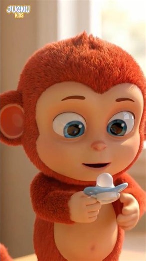 Sleepy Baby Vs Naughty Monkey | Sleep Song | Baby Cartoon 👶 #shorts #babysongs