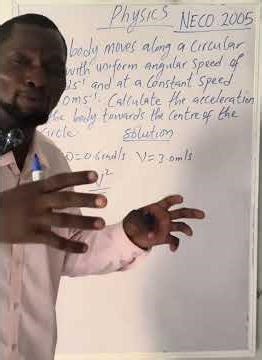 Can you solve this NECO question on Circular Motion?
