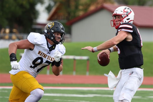 Wayne State brings the pressure while special teams gaffe deals MSUM first loss of season