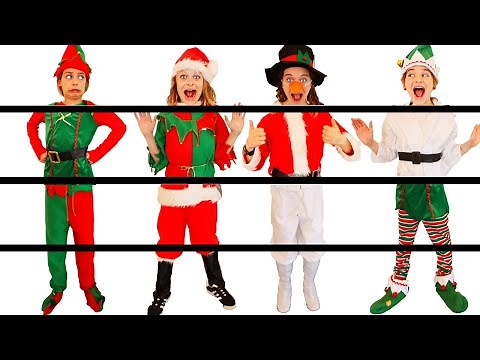 "SHE WAS LYING!" Holiday Costume All Mixed Up Challenge By The Norris Nuts