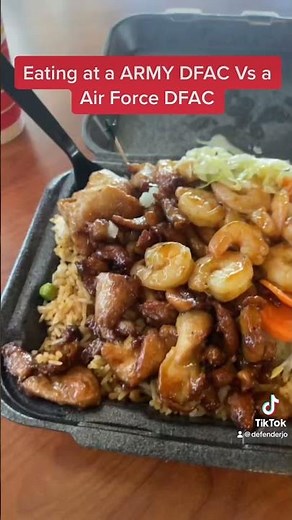 Eating at the Army DFAC v.s Air Force DFAC