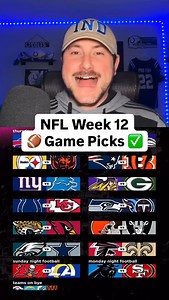 1.7K views · 420 reactions | NFL Week 12 Game Picks Last week I only missed THREE games… this week I’m not missing a SINGLE game ️ _ _ _ #nflpicks | #kalshi | Logan Hancock | Facebook