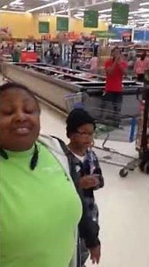 Woman defends beating her child in public at Wal-Mart on super bowl Sunday