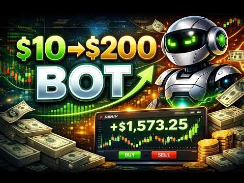 $10 → $200 BOT 🤖 | Testing My Deriv Trading Bot Live (Real Results)