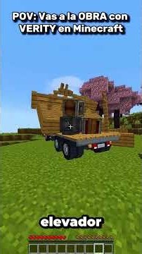 POV You go to the CONSTRUCTION SITE with VERITY in Minecraft #minecraft #shorts #minecraftshorts ...