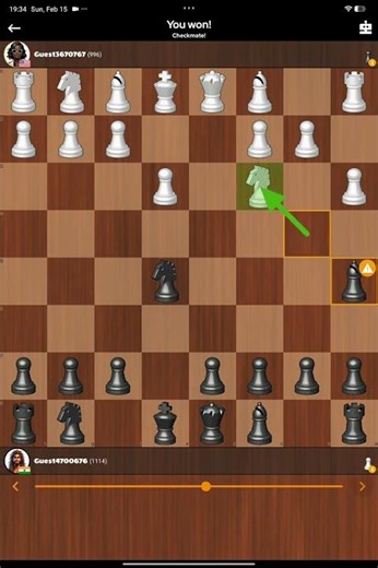 Fastest Checkmate You’ll Ever See | 15-Second Chess Win