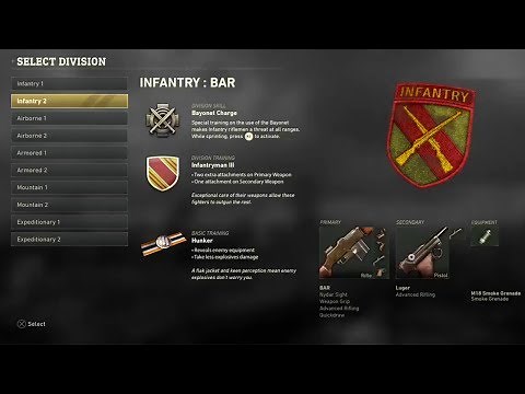 Divisions & Create A Class Explained (Call of Duty World War 2)