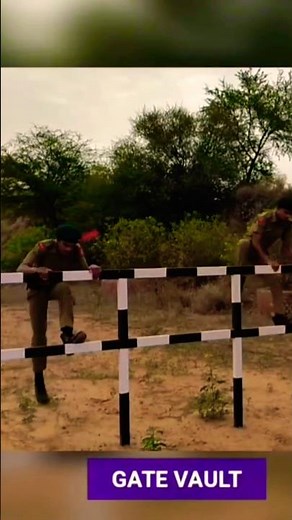 Ncc cadets gate vault task in obstacle training #nccarmy #ncctraining #ncc #ncccamp #nccshorts