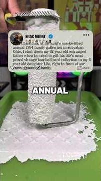 AITA for refusingt to let my estranged father give his vintage baseball card collection to my 6…