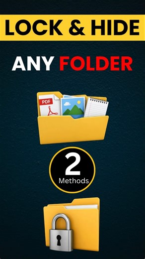 2 Ways to Lock Folder on Windows 💻🔒