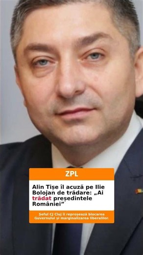 Alin Tișe îl acuză pe Ilie Bolojan de trădare: „Ai trădat președintele României”