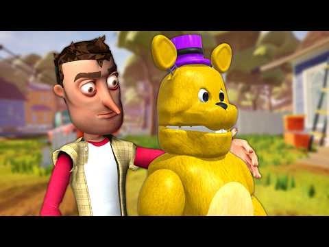 Hello Neighbor Fredbear but I am a Ghost!