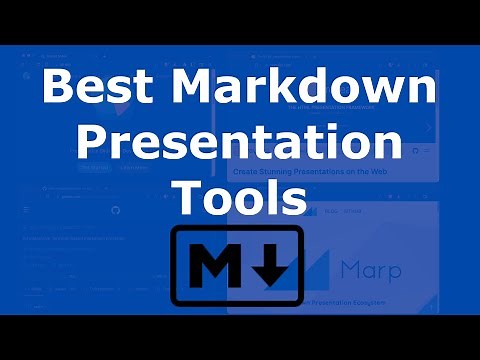 Best Markdown Presentation Tools