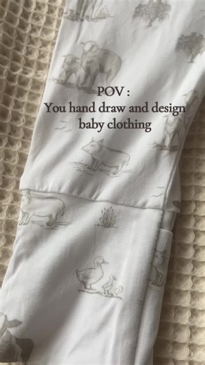 COMING VERY SOON! 🐑🐄 We’re so excited to have this one of a kind hand drawn farm print back in stock!! Stay tuned for launch day as well as new hand drawn prints coming this season!! (Hint : 🎀🐶🐾💕) #baby #babytiktok #HandDrawnDesigns #BambooBaby #SoftComfort #BabyPajamas #FarmPrint #toddlersoftiktok #toddleroutfit #babyclothing #artistsoftiktok #art