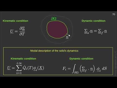 Fluid-structure interactions - 1.2 : Equations of the FSI problem