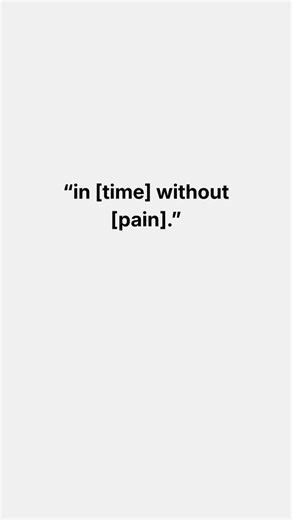 The simplest offer formula that sells