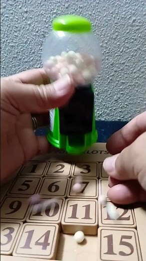 MINI GUMBALL MACHINE WITH NUMBER GAME PUZZLE #viral #shorts