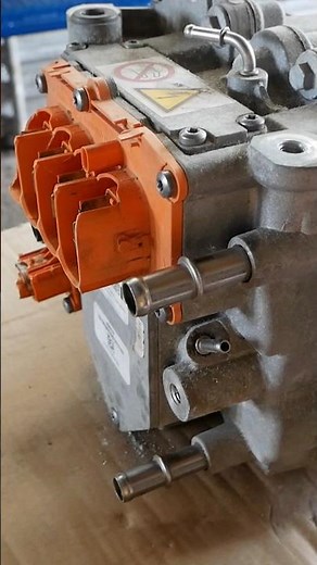 An electric motor & reduction gearbox from a Renault Zoe EV