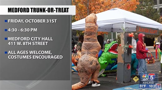 Medford Trunk or Treat returns on October 31 - KOBI-TV NBC5 / KOTI-TV NBC2