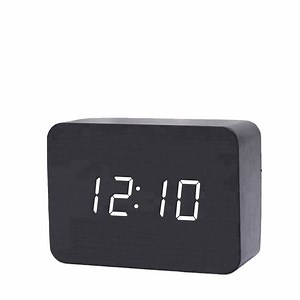 [Hot Item] Small Size Desktop Date Display LED Digital Wooden Clock
