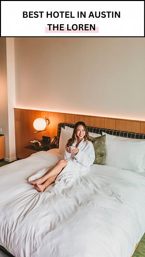 🌆 NEW hotel in Austin, TX with the best view of Lady Bird Lake! @thelorenaustin has one of the best views of downtown Austin with a beautiful cafe, rooftop restaurant, Nido, and rooftop pool. [ rooms ] 〰️ 108 rooms and suites, with floor-to-ceiling windows, views of downtown Austin, Lady Bird Lake, & Zilker Park 〰️ rooms: City View King, Park View King, Deluxe City View King 〰️ suites: King Suite, Premier Suite with Balcony, Two-bedroom Suite [ amenities ] 〰️ 24-hour fitness center 〰️ rooftop p