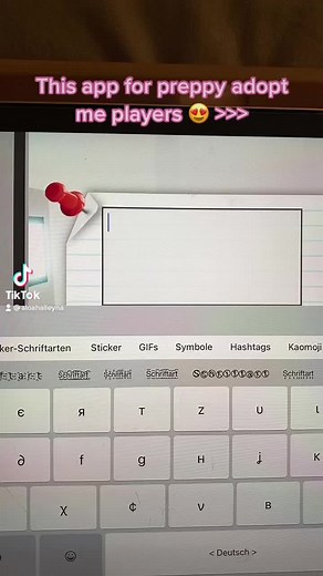 The app called fonts art wahts your dream pet btw 🤍? #fypシ #fy #fonts #fontskeyboards #roblox #adoptme