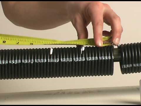 How to measure your garage door spring for replacement