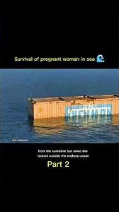 Part 2 A survival of pregnant woman in sea 🌊 #shorts #movie