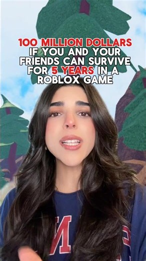 100 Million Dollars If You SURVIVE 5 Years In THIS Roblox Game… #roblox #shorts