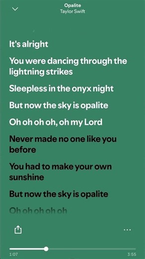 Taylor Swift - Opalite (Lyrics) #spotify #popular #trending
