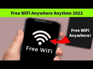 Free WiFi Anywhere Anytime!! 2022