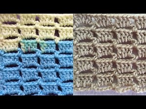 Crochet BLOCK STITCH Tutorial