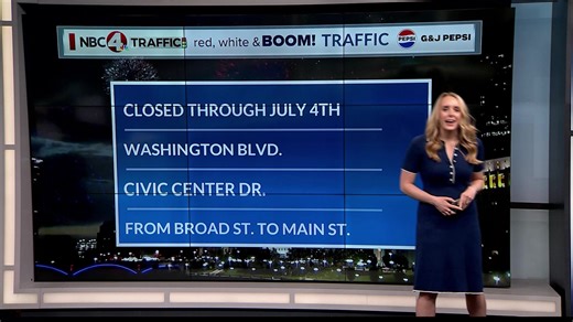 TOMORROW'S TRAFFIC TONIGHT: What roads are closed for Red, White & BOOM! FOR CURRENT TRAFFIC CONDITIONS: www.nbc4i.com/traffic?utm_medium=social&utm_source=facebook_NBC4 https://www.nbc4i.co?utm_medium=social&utm_source=facebook_NBC4 | NBC4