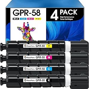 MasaiMara GPR-58 GPR58 Toner Cartridge for Canon imageRUNNER Advance C256iF II, C256iF III, C356iF II, C356iF III, DX C257iF, DX C357iF, DX C359IF, DX C259IF, C256, C356, C257, C357 Printers