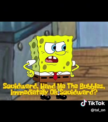 Squidward Throws Spongebob's Bubbles in Anger!