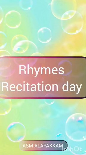 *Happy Greetings*✨ Rhymes Recitation Day — a fun-filled day of rhythm and rhyme!   Little voices, big dreams, and happy smiles all the time!   Words that dance, stories that sing, joy in every line!   Celebrating creativity, confidence, and cheerful minds!  Regards ASM ALAPAKKAM #RhymesRecitationDay #LittleStars #RhymeTime #KidsTalent #JoyfulVoices  | Achariya ASM CBSE Chennai | Facebook