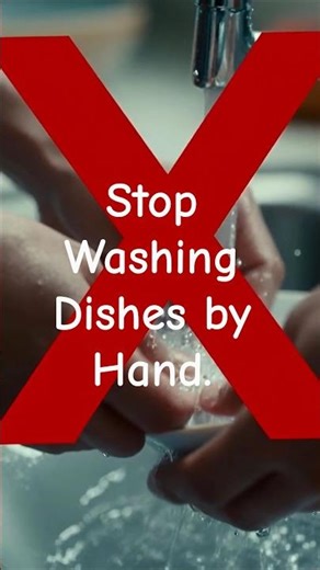 Stop Washing Dishes by Hand. Here’s Why? #Dishwasher #EcoFriendly #SaveWater #LifeHacks
