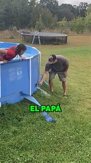 The BEST WAY to SAY GOODBYE to a POOL 🤯👌 #shorts #win #family #funny #fun