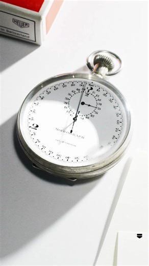 Pushing limits. In 1916, the Mikrograph emerged - the first stopwatch to measure 1/100th of a second. A game changer for sports timing, empowering athletes worldwide! #TAGHeuer #DesignedToWin