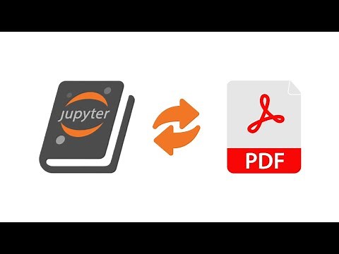 How to convert Jupyter notebook to pdf - Best and Easy way | Jupyter notebook to pdf