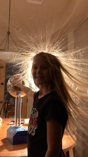 Joe Richards on Instagram: "Static electricity generator #physics #electricity"