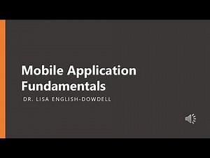 Module 1 Lecture: Introduction to Mobile Application Development