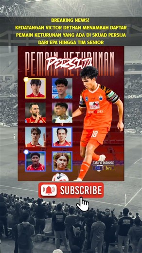 Daftar Pemain Keturunan Di Persija Jakarta #persija #jakmania