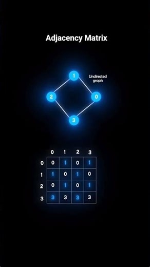 🚀 Day 62 | DSA | 📊 Adjacency Matrix Explained (Graph DSA)