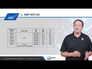 NXP Semiconductors NXP MRF300 RF Power LDMOS Transistors — Featured Product Spotlight | Mouser