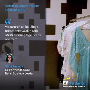 In early 2020, online fashion retailer ASOS was at a crossroads. After close to two decades of stellar performance, challenges from increased competition and growth headwinds meant it needed a new perspective to continue with the next chapter of its growth journey. Find out how EY teams – including Strategy; Restructuring and Turnaround Strategy; Valuation, Modelling & Economics; and Consulting – supercharged ASOS’s ambitions with a rapid diagnostic that examined the business and identified grow