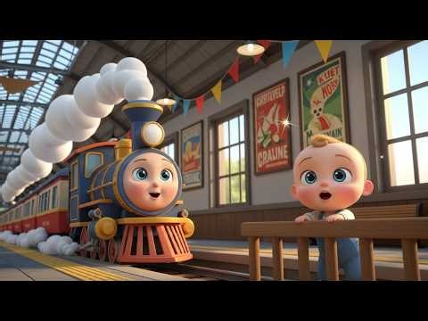 Boom Boom Train Fun Day 🚂 | Kids Sing Along & Action Song