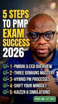 5 STEPS TO PMP EXAM SUCCESS IN 2026 - 2027 #pmp #pmbok #projectmanagement